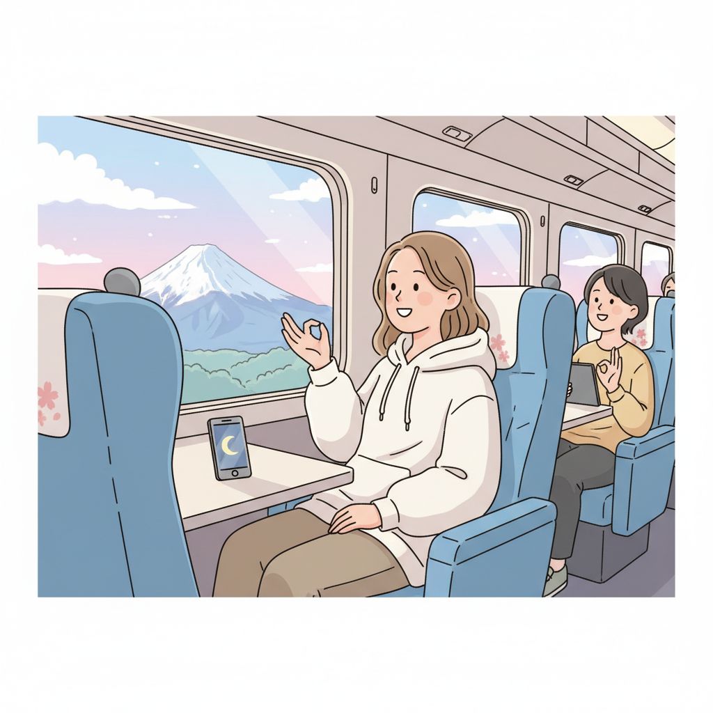 Shinkansen etiquette: recline seats politely and keep noise to a minimum
