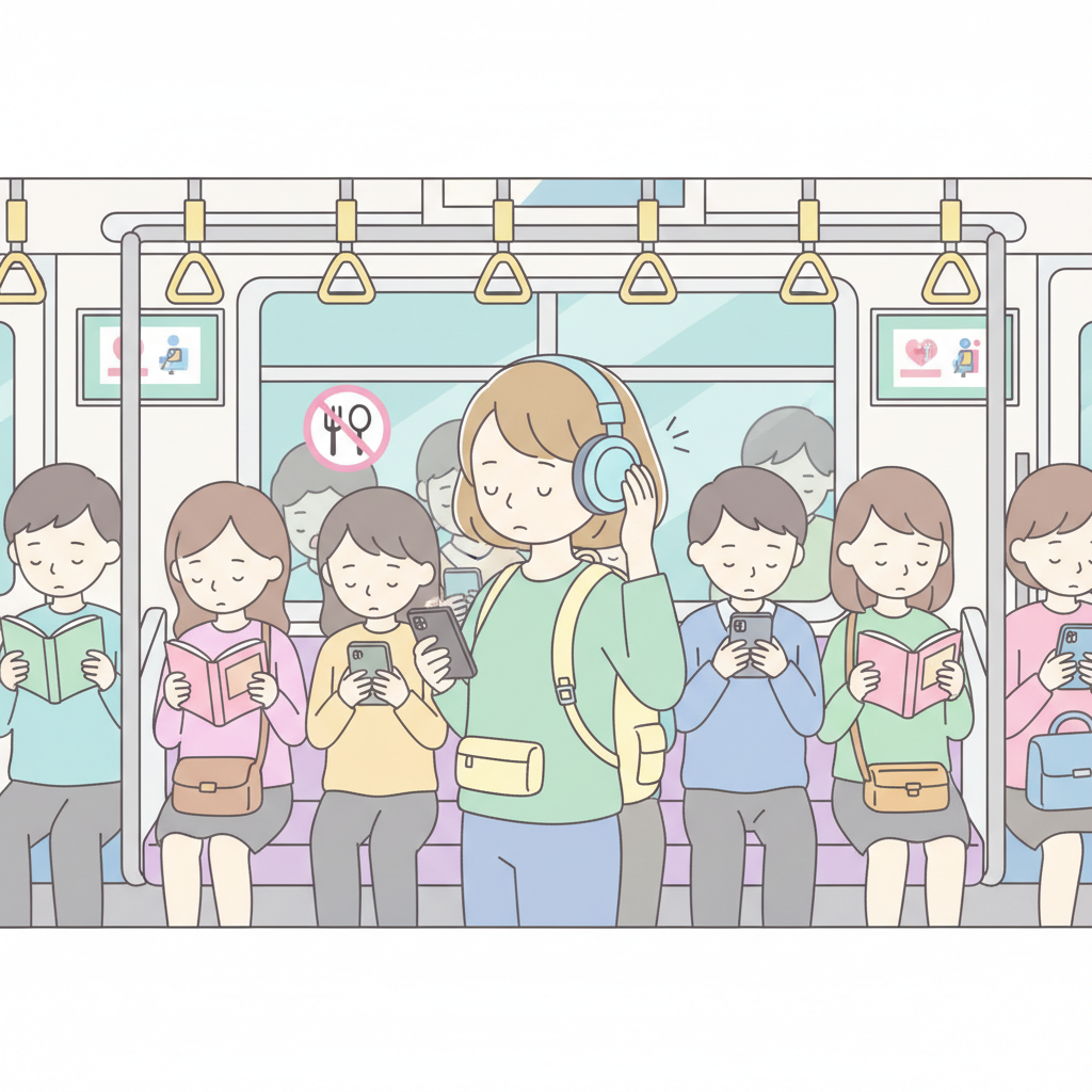 Subway and train manners in Japan: quiet, no phone calls, priority seats