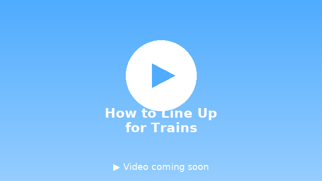 Train queueing video